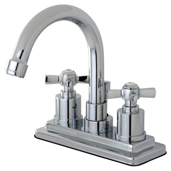 KS8661ZX Millennium 4" Centerset Bathroom Faucet W/ Brass Pop-Up, Chrm